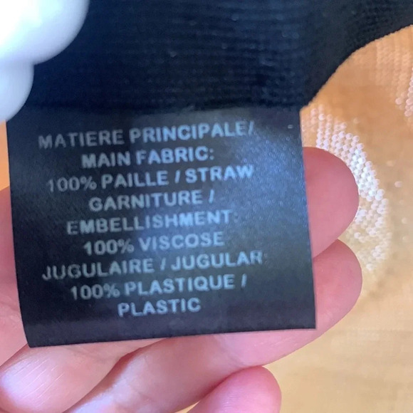 Like new MAISON MICHEL Henrietta faux pearl straw hat in white size medium - Picture 8 of 10